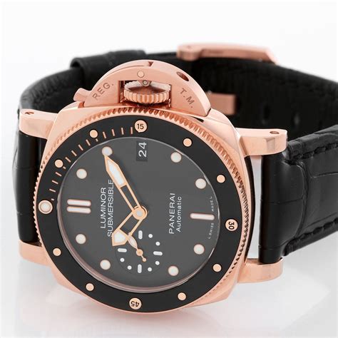 panerai submersible automatic 300m|Panerai submersible 42mm rose gold.